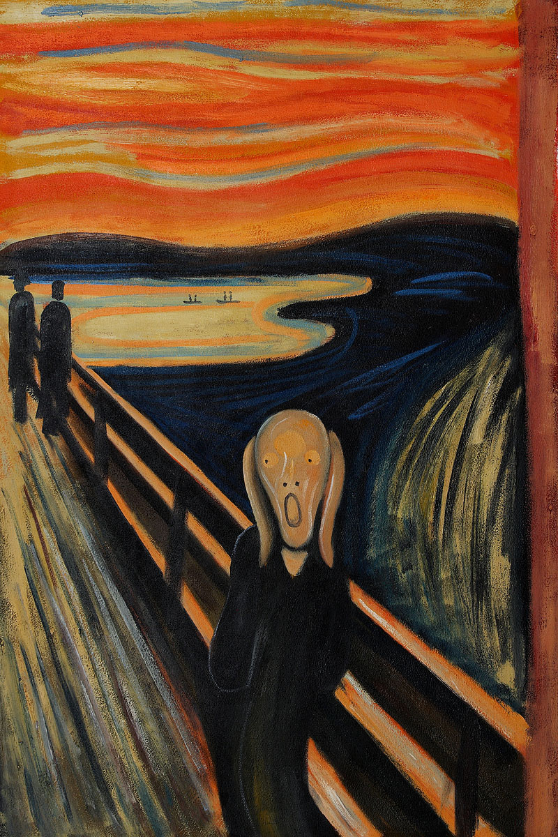 The Scream by Edvard Munch - Click Image to Close